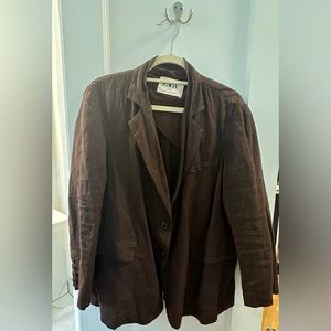 Zara XS blazer brown buttons